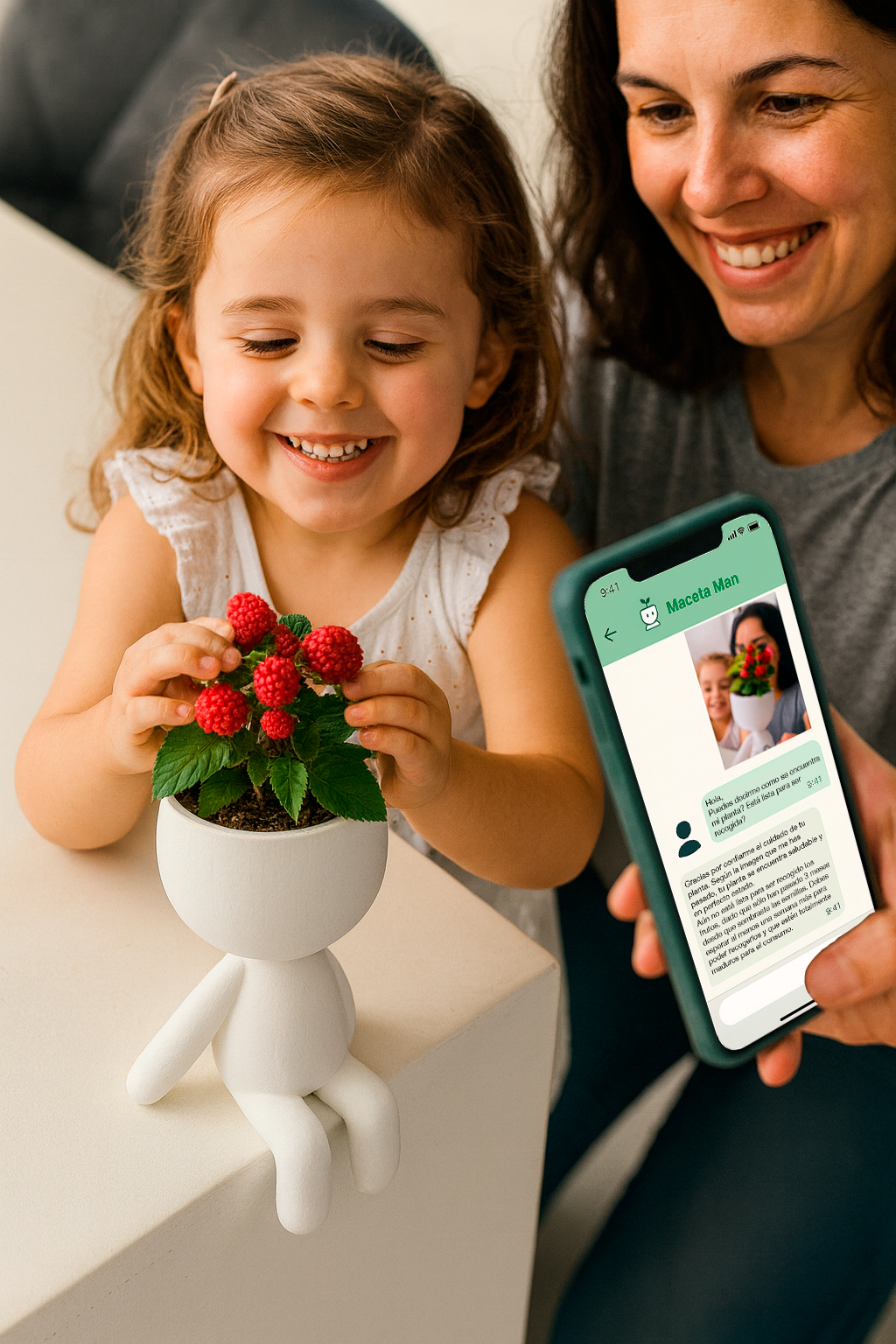 Maceta Man, maceta educativa, app educativa