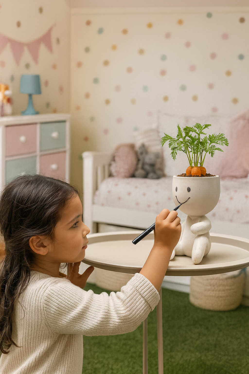 Imagen de una maceta educativa, Maceta Man ,app educativa