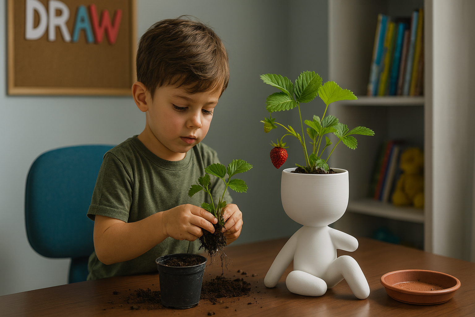 maceta educativa, app educativa