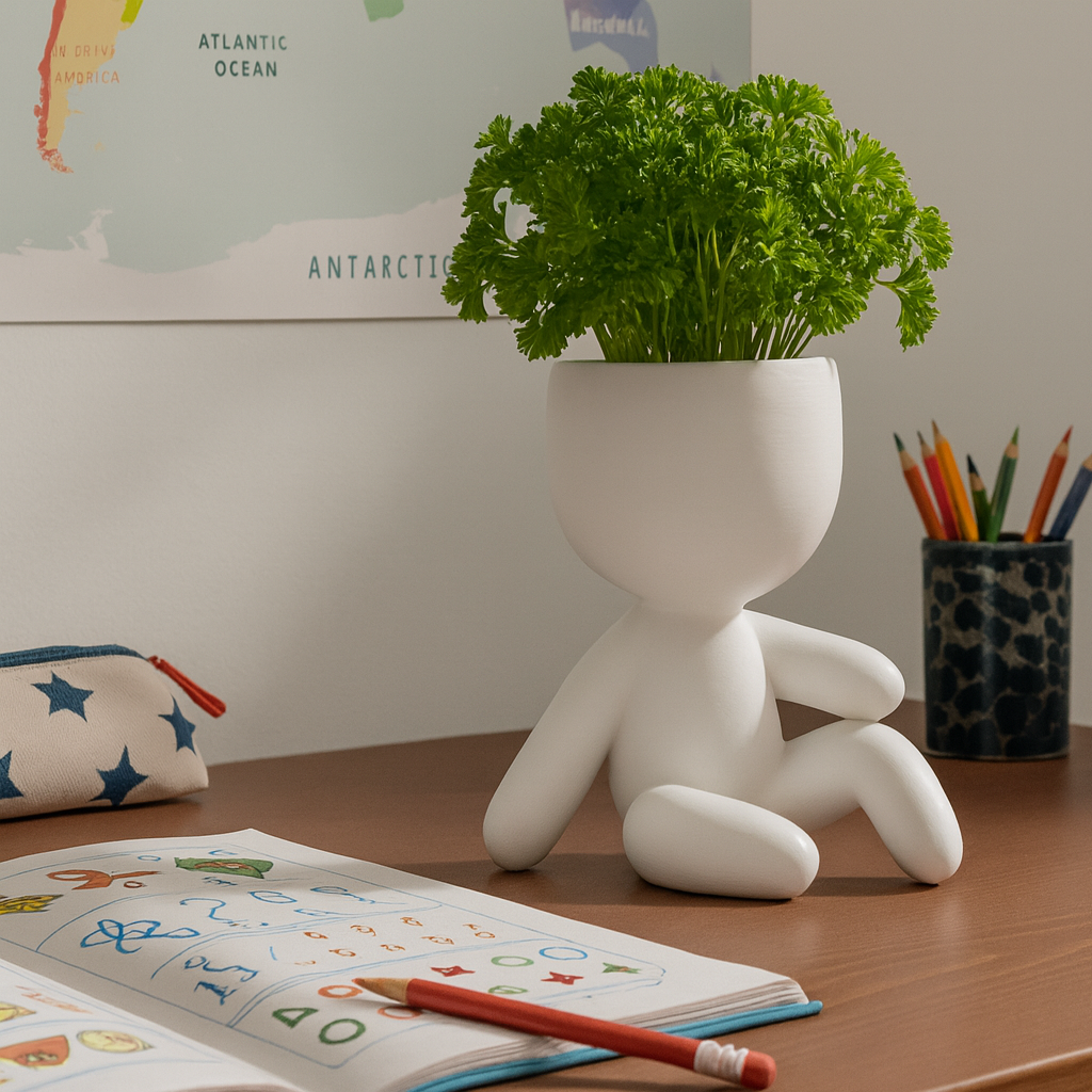 maceta educativa, app educativa, Maceta Man