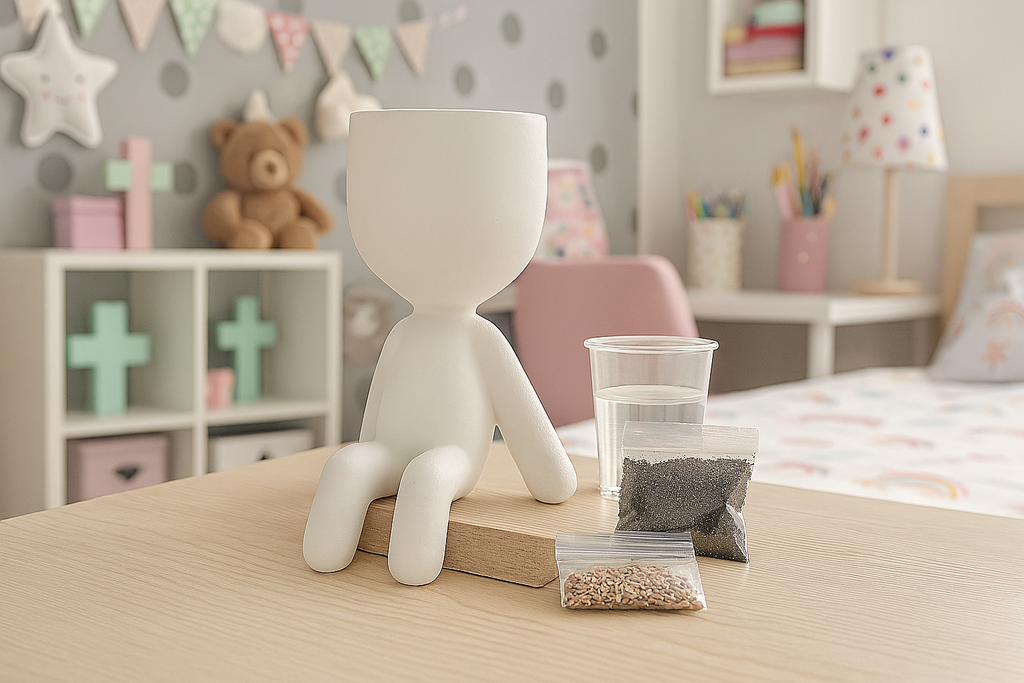 Maceta educativa Sentada - Maceta Educativa